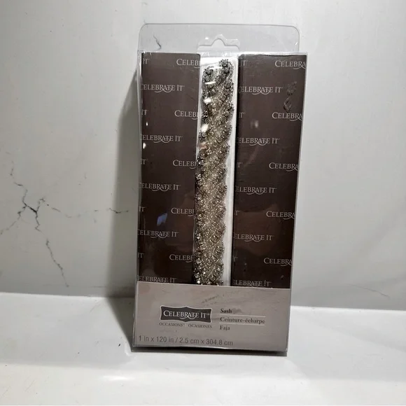 Celebrate It Rhinestone Sash - Picture 1 of 6